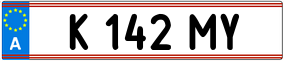 Truck License Plate